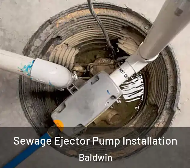  Sewage Ejector Pump Installation Baldwin